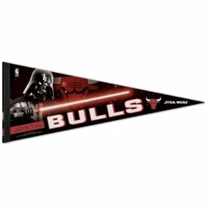 CHICAGO BULLS DARTH VADER STAR WARS PREMIUM QUALITY PENNANT 12"X30" BANNER - Picture 1 of 1