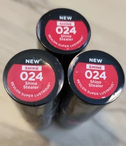 3x Lápiz labial Revlon Super Lustrous - Shine - 024 Shine Stealer - Imagen 1 de 1