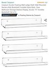 CERPOURT acrylic floating wall ledge shelves 15" 4 pack