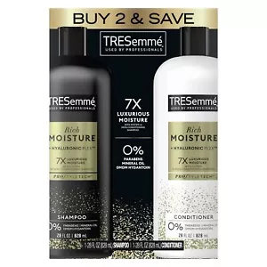 TRESemmé Rich Moisture Shampoo Conditioner 28oz Pack of 2 - Picture 1 of 1