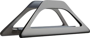 Elestoria Vertical Laptop Stand Holder, Universal Compatibility - Grey - Picture 1 of 9