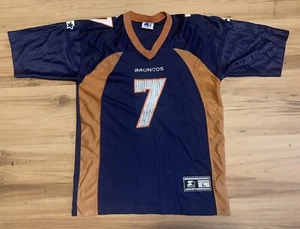 Vintage Starter Denver Broncos John Elway Jersey Youth Large (14-16) Blue - Picture 1 of 6