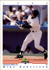 1992 Classic/Best Baseball Card #375 Mike Robertson 