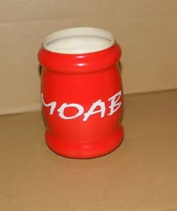 Moab Beer Soda Can Cozy ~ Red ~ Vinyl Rubber - Picture 1 of 3