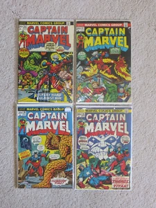 Marvel 1973 Captain Marvel #25-36 Thanos Avengers Gamora Drax Skrulls Starlin - Bild 1 von 15