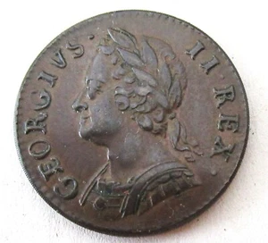 GREAT BRITAIN -1754-FARTHING -KM 581.2 - Picture 1 of 2