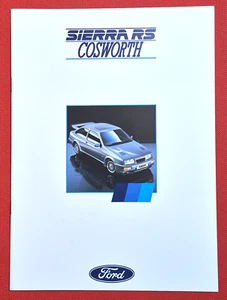 Ford Sierra RS 1986 Cosworth folleto de ventas - ¡Como nuevo! - Imagen 1 de 9