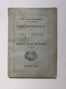 Teatro comico in dialetto piemontese di Luigi Pietracqua fascicolo ter - Foto 1 di 1