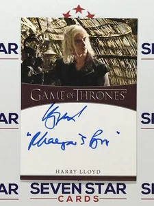 Game Of Thrones Iron Anniversary Auto Harry Lloyd "Rhaegar's Bro" /10-25 - Picture 1 of 1