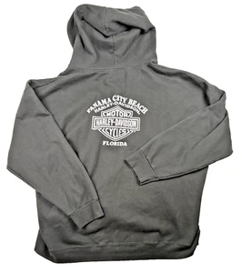 Harley Davidson Full Zip Hoodie Herren 4XL Full Zip Schwarz Panama City Beach Florida - Bild 1 von 8