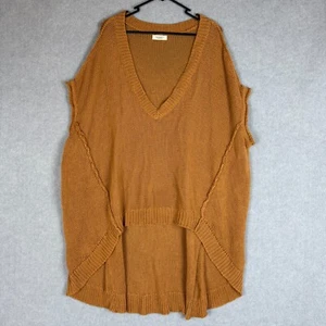 The Shanty Corporation Jumper Womens One Size Brown Oversized Relaxed Fit Tunic - Picture 1 of 5
