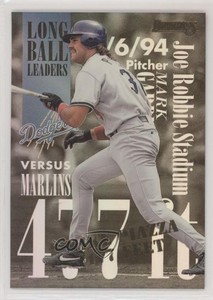 1995 Donruss Long Ball Leaders Mike Piazza #5 HOF