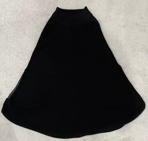 New York & Company Women’s Black Knit Sweater Poncho Pullover Cape Small/Medium - Picture 1 of 4