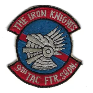 60's(F-105/F-4 era) 9th TAC FIGHTER SQUADRON(ACE NOVELTY) patch - Picture 1 of 2