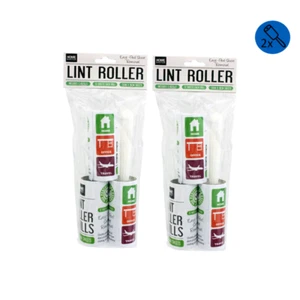 Pet Dog & Cat Hair Remover Roller Self Brush Fuzz Sofa Clothes Lint Brush Set - Picture 1 of 9