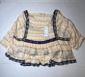 URBAN OUTFITTERS Floral Print Boho Shirt Size S - Picture 1 of 7