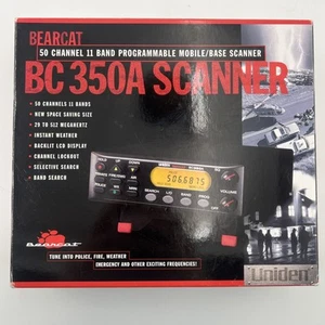 Uniden Bearcat BC350A 50 Channel Band Programmable Mobile/Base Scanner Nice!! - Photo 1/13