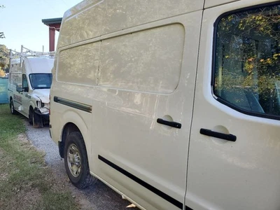 2019 2020 Nissan NV 2500 OEM QAK Glacier White High Roof Rear Right Side Door - Image 1 of 4