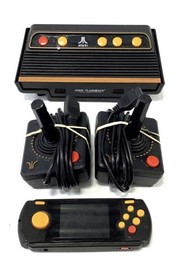 Atari Flashback Classic Game Console Lot 2 Controllers Portable Handheld