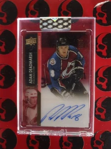 2021-22 Adam Deadmarsh Clear Cut Exclusives/35 Auto CC-AD UD Colorado Avalanche - Picture 1 of 2