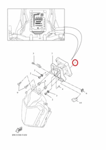 YAMAHA TENERE 700 XTZ690D-B 2022 METER ASSY (UR KM/H MODEL) BEH-83500-00 - Picture 1 of 1