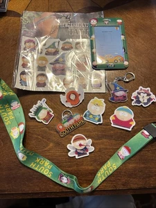 Cordón porta insignia de identificación South Park con colgante de goma Kyle de 2" y pegatinas lote 11 - Imagen 1 de 6