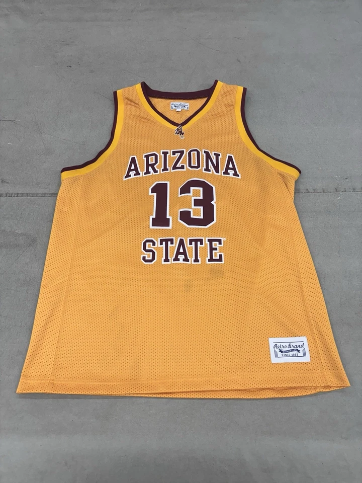 Camiseta deportiva para hombre Arizona State Sun Devils James Harden marca retro dorada NCAA XL Foto 1 de 4