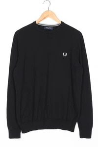 FRED PERRY Pullover Pulli Herren Größe L Wolle Baumwolle Rundhals VR3471 - Bild 1 von 7