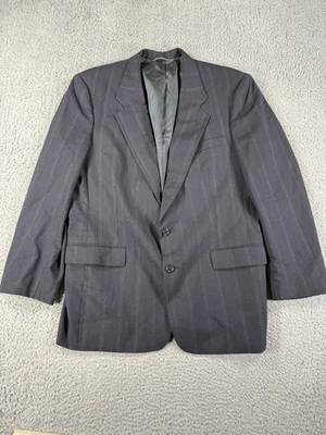 Jaqueta Christian Dior Monsieur Blazer Masculina 44L Listra de Lã Casaco Esportivo Dillard - Imagem 1 de 4