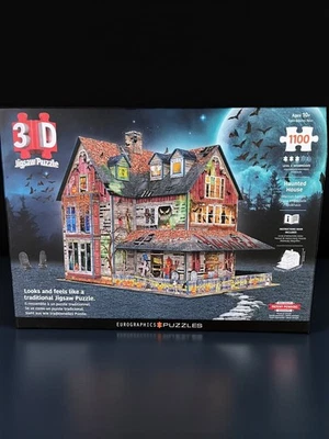 Rompecabezas Eurographics 3D Casa Embrujada 1100 Piezas NUEVO Sellado 1000+ Foto 1 de 4