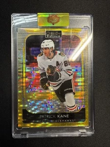 2021-22 O-Pee-Chee Platino Oro Sísmico Patrick Kane PSA 10/50 #200 Chicago - Imagen 1 de 2