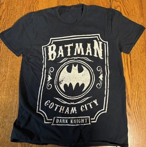 Batman Dark Knight Gotham City Black Medium T-Shirt - Marvel Comics - Picture 1 of 2
