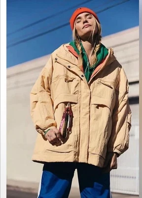 Free People Movemenr Billie Boxy Lightweight Oversized Jackets/Nectar/XS - Image 1 of 4