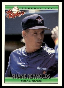 1992 Donruss The Rookies Shane Reynolds Rookie Houston Astros #102 - Picture 1 of 2