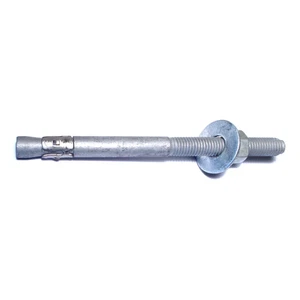 5/8" x 8-1/2" Galvanized Concrete Wedge Stud Anchor Bolts (10 pcs.) - Picture 1 of 1