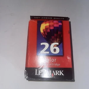Genuine Lexmark 26 Color Ink Printer Cartridge (New in Box) W-292-6-2 - Picture 1 of 4