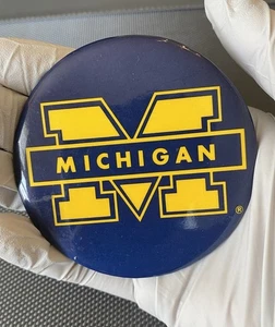 Vintage University Of Michigan Pin Button 3” In Diameter - Picture 1 of 2