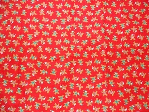 Tela vintage de osos de peluche navideños sobre algodón rojo 1,8 yardas acolchado navideño - Imagen 1 de 15