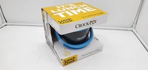 Crock-Pot Lunch Crock Slow Cooker Lunch Warmer Black & Blue 20oz SCCPLC200BK - Picture 1 of 5
