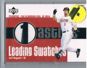 2003 Upper Deck Leading Swatches #JB Jeff Bagwell NM-MT MEM - Picture 1 of 1