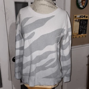 Barefoot Dreams Womens CozyChic Ultra Lite Ocean Reef Pullover Sweater Small - Picture 1 of 5