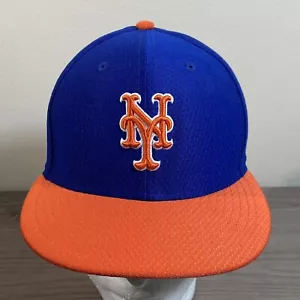 New York Mets New Era Größe 7 Fitted Cap Mütze 59Fifty MLB handsigniert - Bild 1 von 11