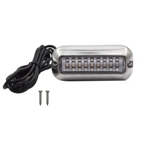 For 3.5" Marine/Boat 27 Blue LED 50W 12V Underwater Pontoon Boat Transom Lights - Picture 1 of 9