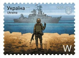 Russian warship, go F *** yourself, limited Ukraine stamps W Fridge Magnet New - Picture 1 of 4