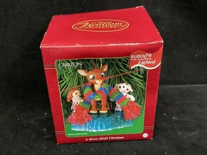 Rudolph Red Nosed Reindeer A Merry Misfit Christmas Carlton Cards Ornament 2001 - Picture 1 of 6
