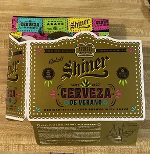 Shiner Cerveza De Verano Beer Carton  Spoetzl Brewery  Shiner Texas - Picture 1 of 9
