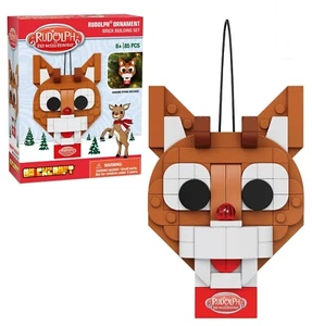 🔥 RUDOLPH THE Red-Nose Reindeer Ornament BRICKCRAFT Building Kit Christmas NEW - Picture 1 of 6