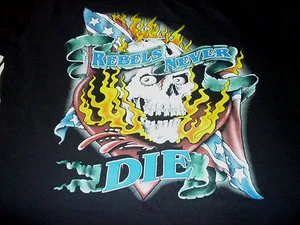Camicia vintage Rebels Never Die (usata taglia L) buone condizioni!!! - Foto 1 di 2
