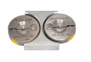 Anillo de rosca M3x0,35 M3 0,35 Gage Go/NotGo - 3 mm - 0,35 plomo ~ Regal-Beloit - Imagen 1 de 1