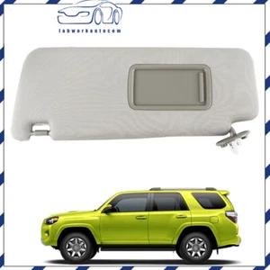 For 2010-23 Toyota 4runner Driver Side Sun Visor Cloth Light Gray 74320-35A91-B1 - Picture 1 of 9